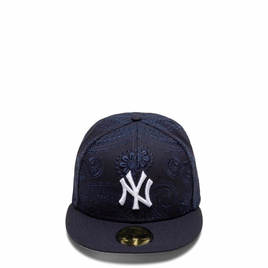 Headwear * | New Era 59Fifty New York Yankees Swirl Fitted Cap Navy