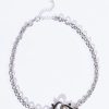 Jewelry * | Forever Us Cuff Chain Necklace Silver