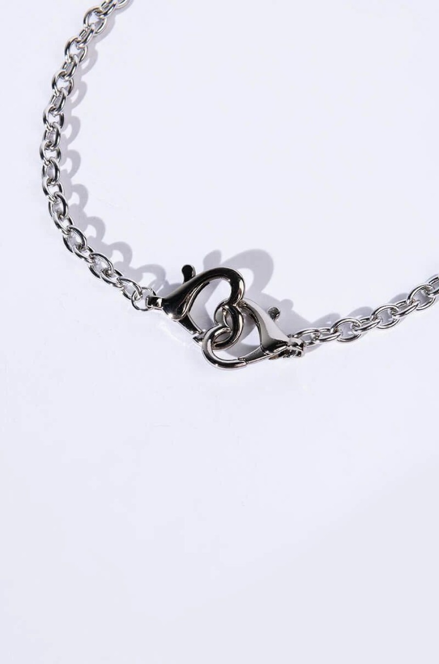 Jewelry * | Forever Us Cuff Chain Necklace Silver