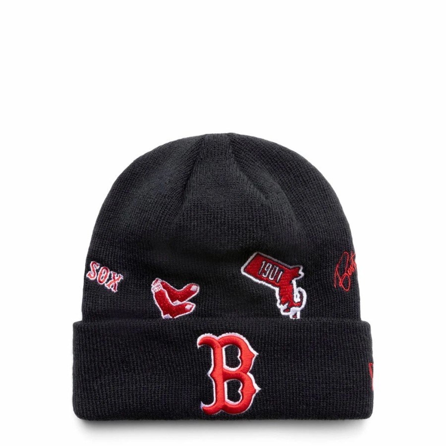 Headwear * | New Era Knit Identity Boston Red Sox D3 Navy