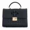 Handbags, Clutches & Wallets * | See Ya Later Alligator Large Bag Black