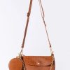 Handbags, Clutches & Wallets * | On Periodt Croc Baguette Rust