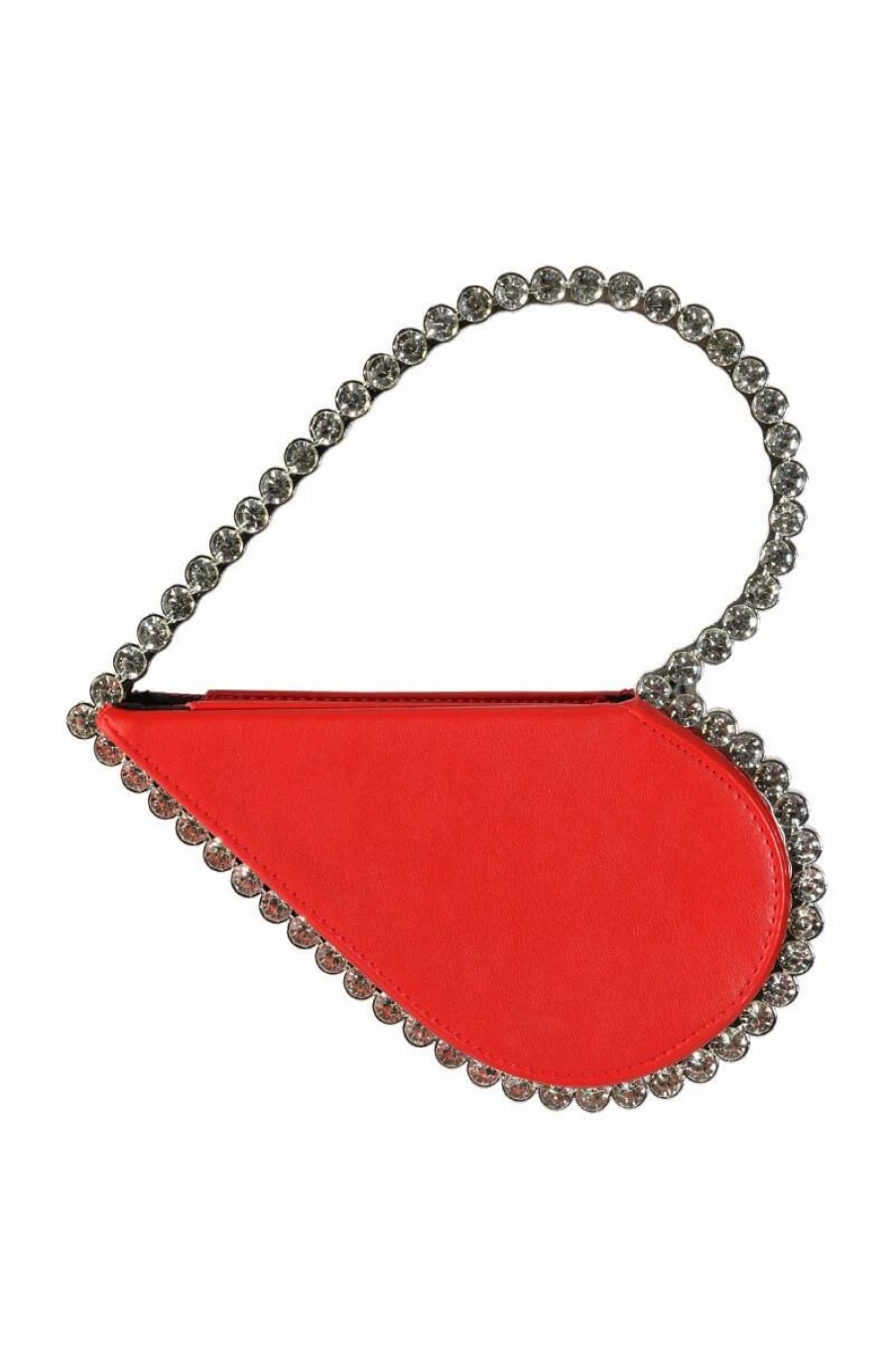 Handbags, Clutches & Wallets * | Vday Heart Clutch Red