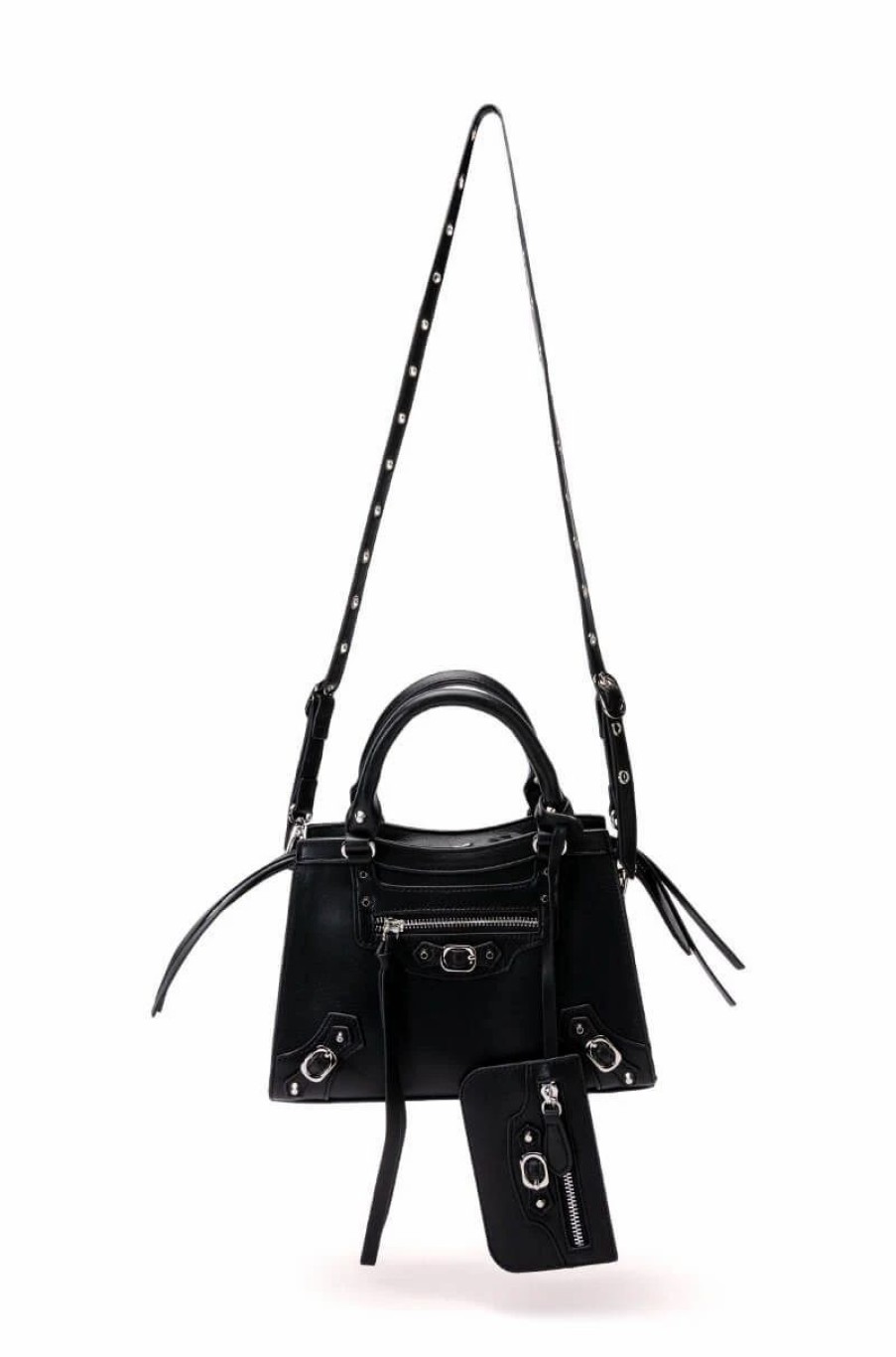 Handbags, Clutches & Wallets * | Bernadetta Strappy Bag Black