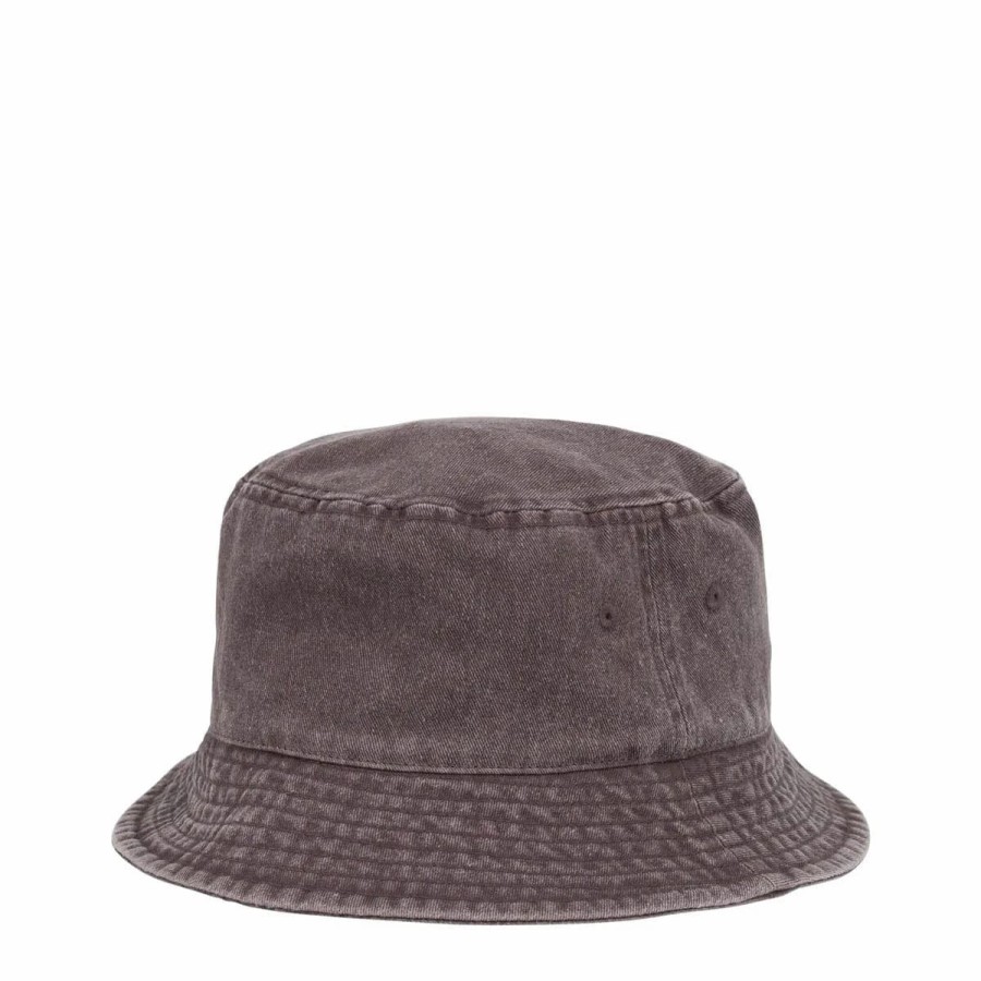 Headwear * | Stussy Washed Stock Bucket Hat Brown