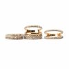 Jewelry * | Ivy Pave Ring Set Gold