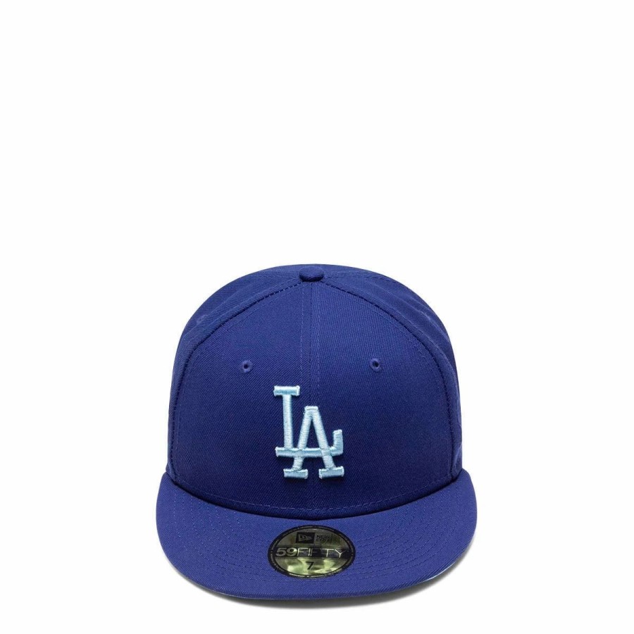 Headwear * | New Era 59Fifty Los Angeles Dodgers Cloud Under Fitted Cap Royal Blue