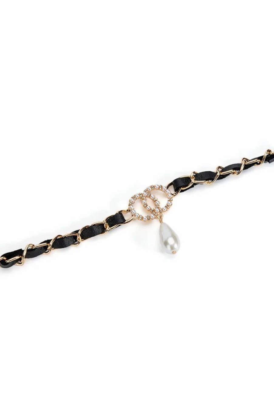 Jewelry * | Call Me Coco Pearl Chain Necklace Gold