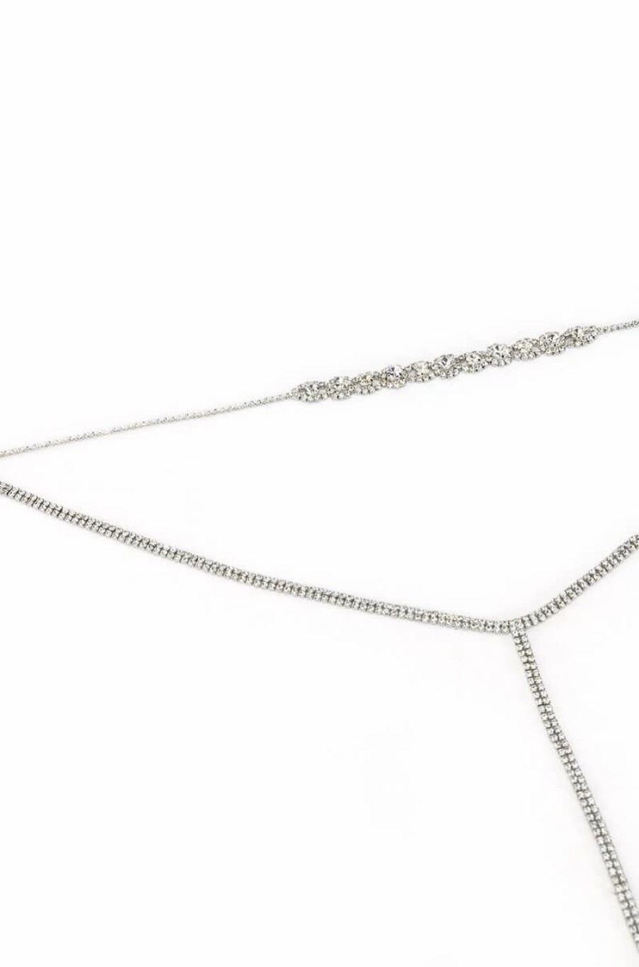 Jewelry * | Angel Drip Necklace Silver