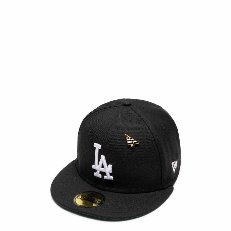 Headwear * | New Era Paper Planes X La Dodgers 59Fifty Fitted Hat Black