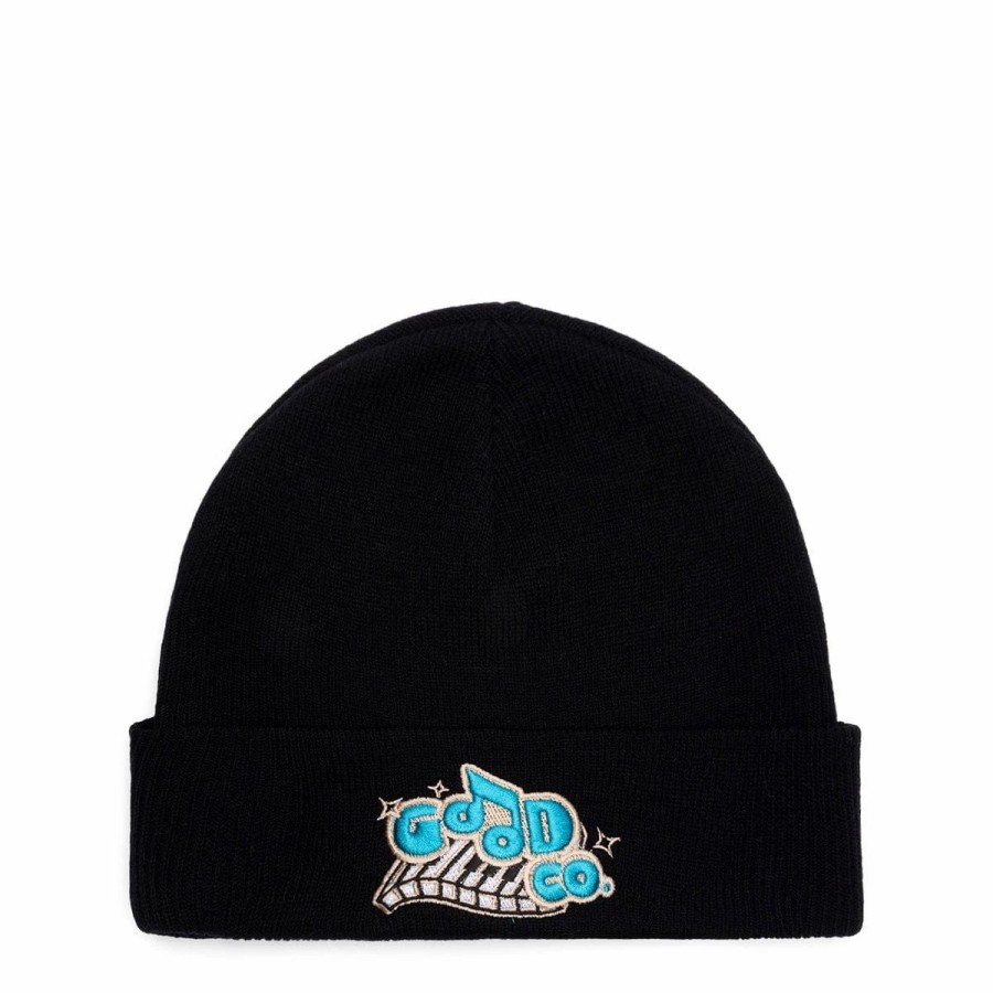 Headwear * | The Good Company Piano Beanie Black