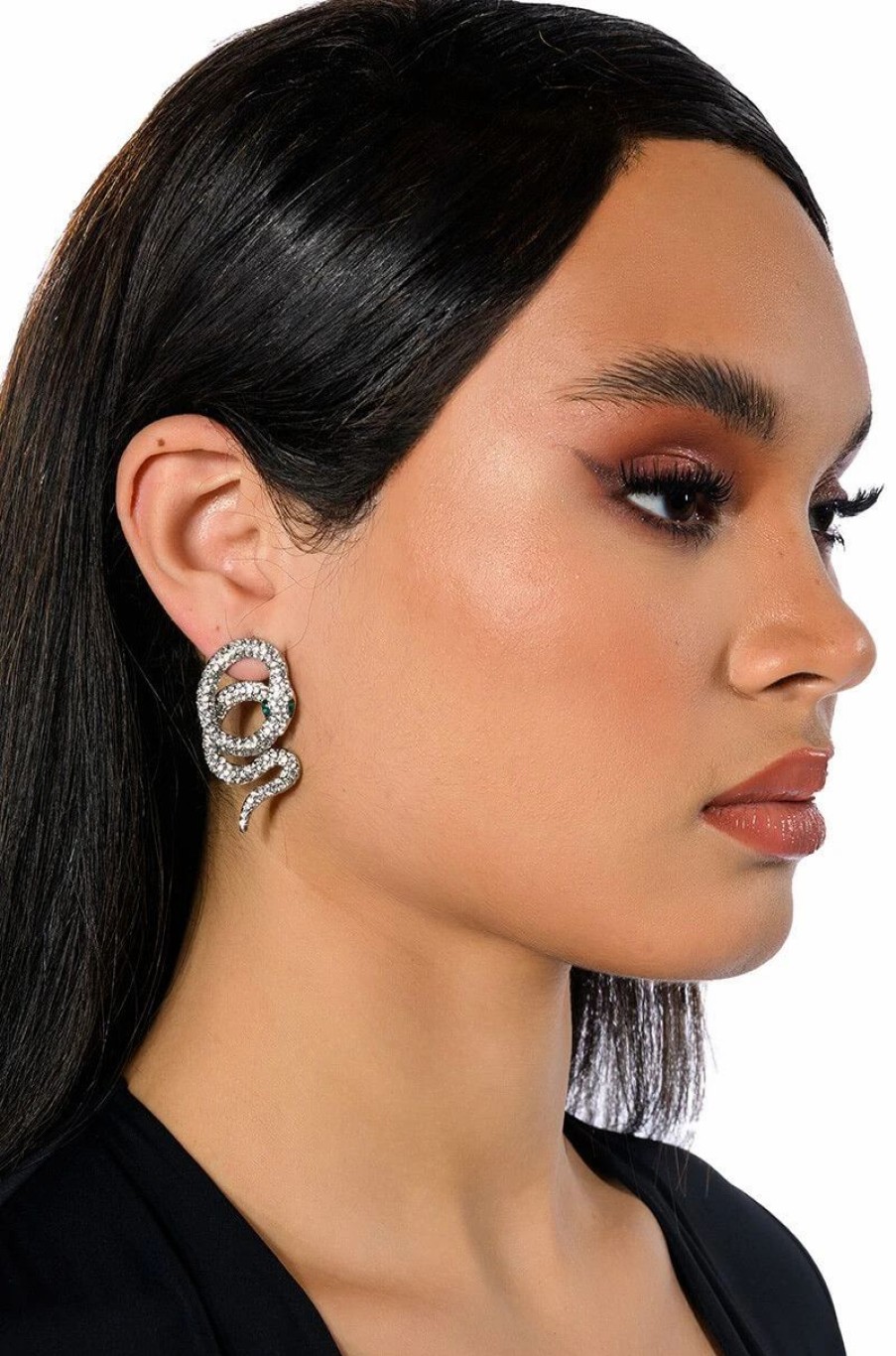 Jewelry * | Sneaky Link Embellished Earrings Multi