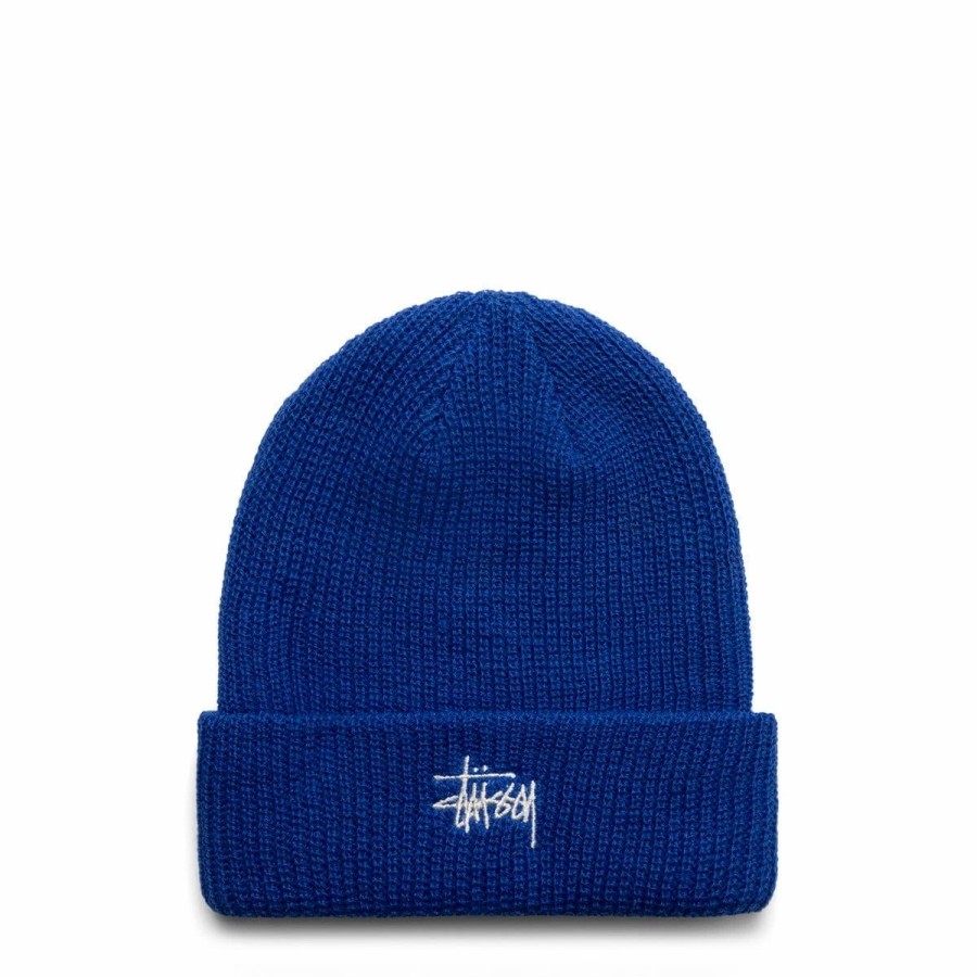 Headwear * | Stussy Basic Cuff Beanie Royal