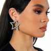 Jewelry * | Star Of The Show Embellished Earrings Silver