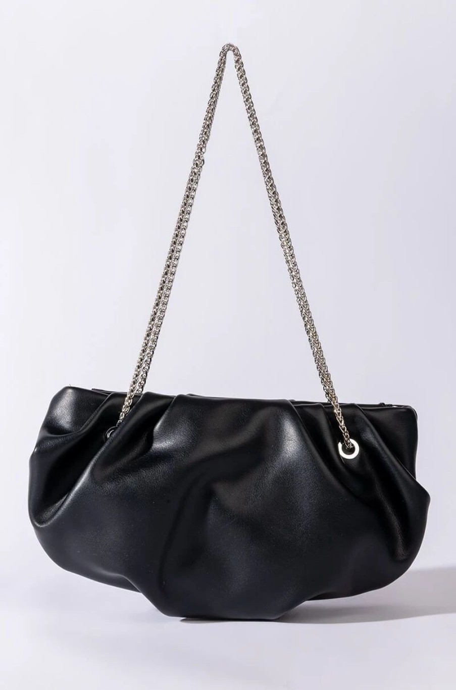 Handbags, Clutches & Wallets * | Sienna Pouch Purse Black