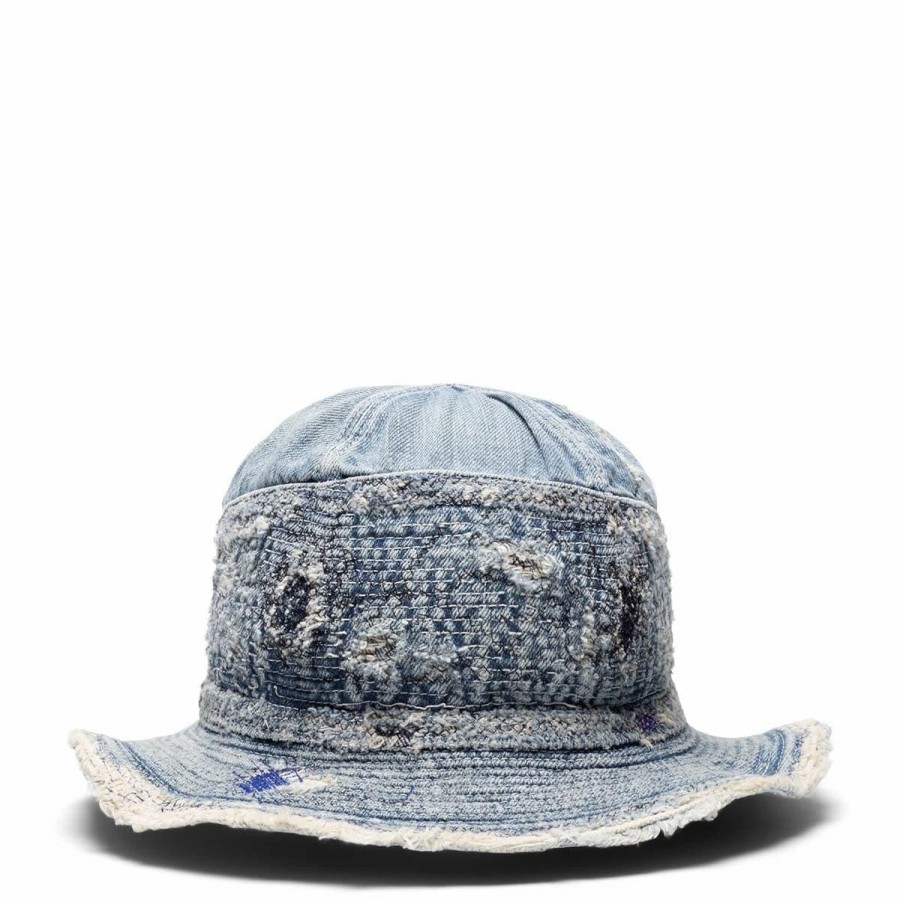 Headwear * | Kapital 11.5Oz Denim The Old Man And The Sea Hat (Crash Remake) Idg