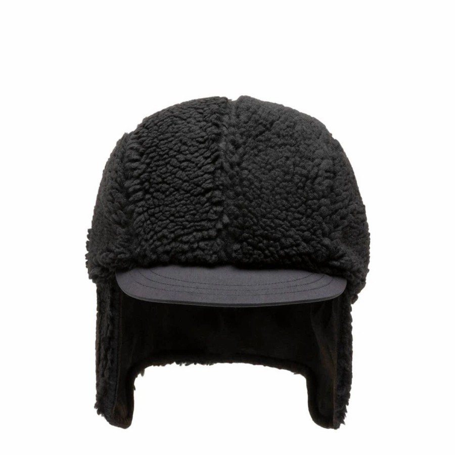 Headwear * | Maharishi Fleece Cap Black