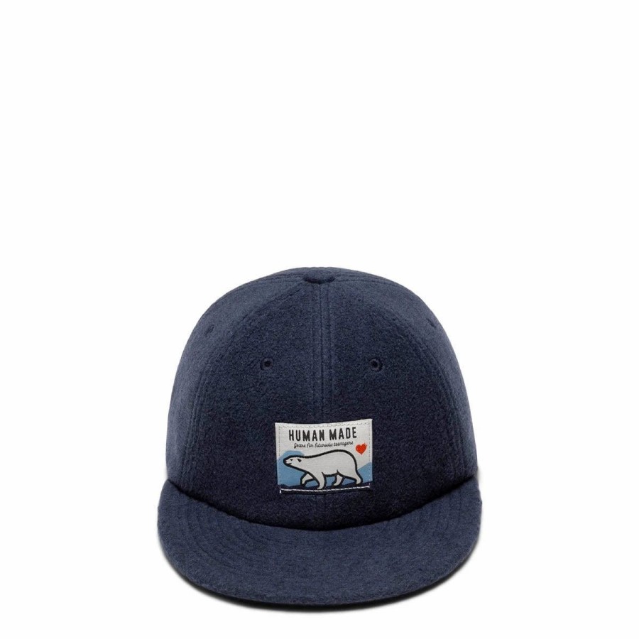 Headwear * | Human Made Fleece Cap Navy