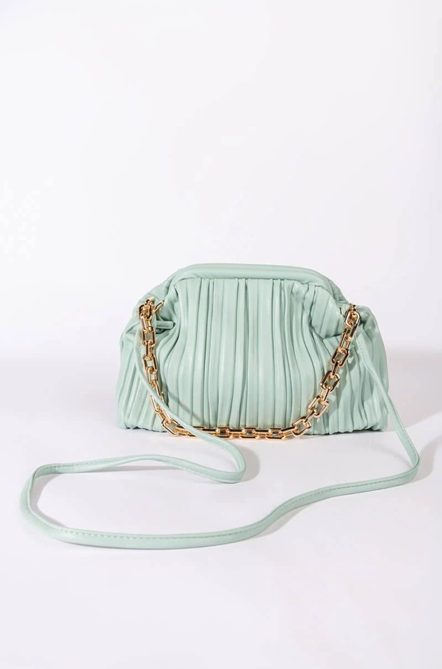 Handbags, Clutches & Wallets * | Flume Clutch Bag Light Green