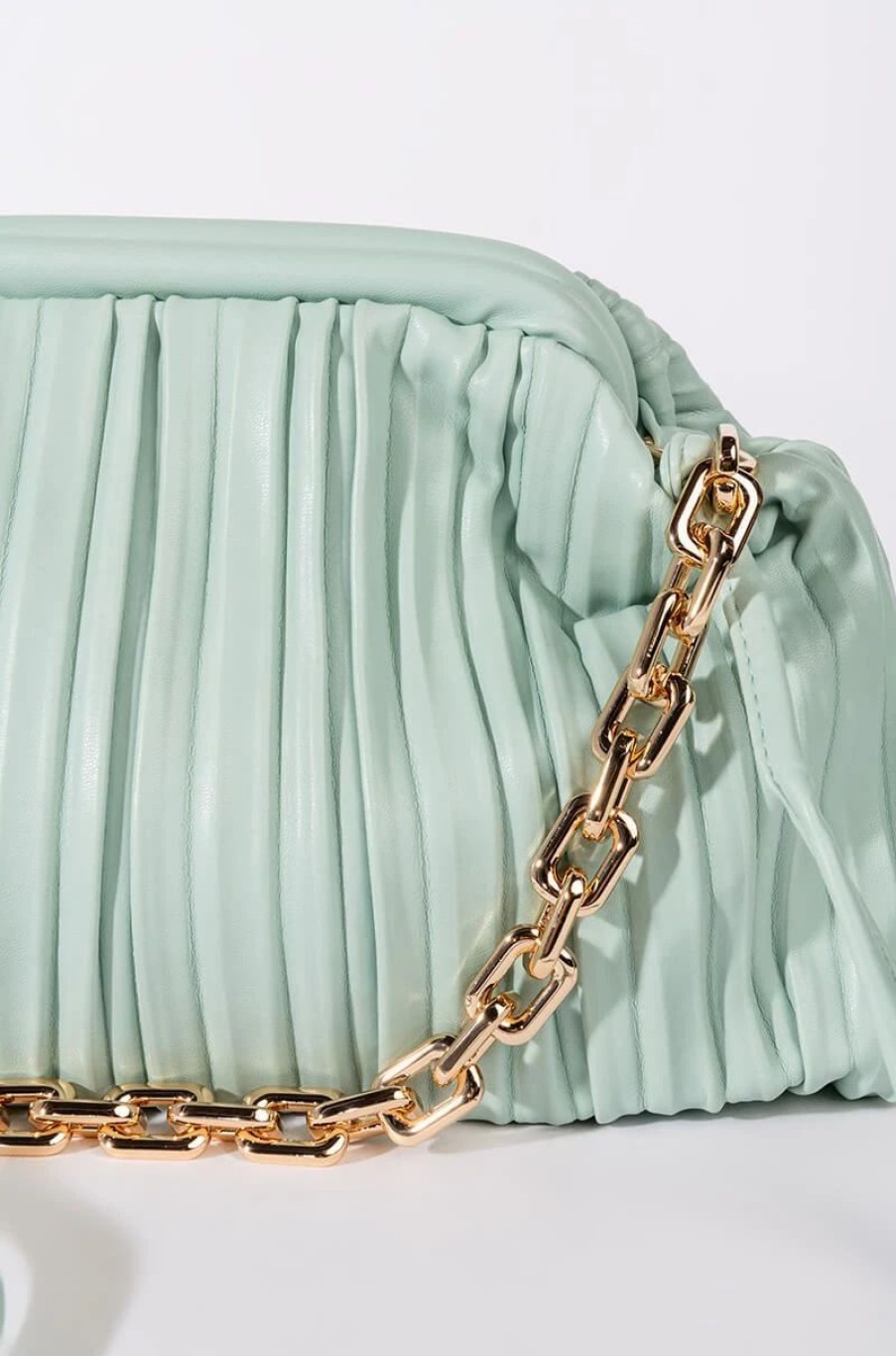 Handbags, Clutches & Wallets * | Flume Clutch Bag Light Green