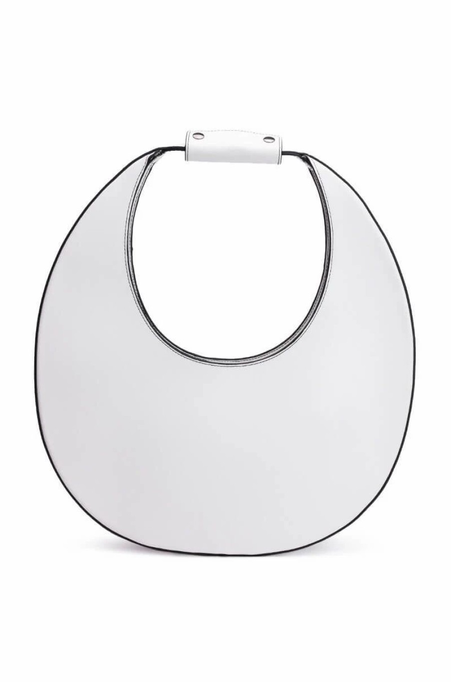 Handbags, Clutches & Wallets * | Over The Moon Oversized Circle Bag White