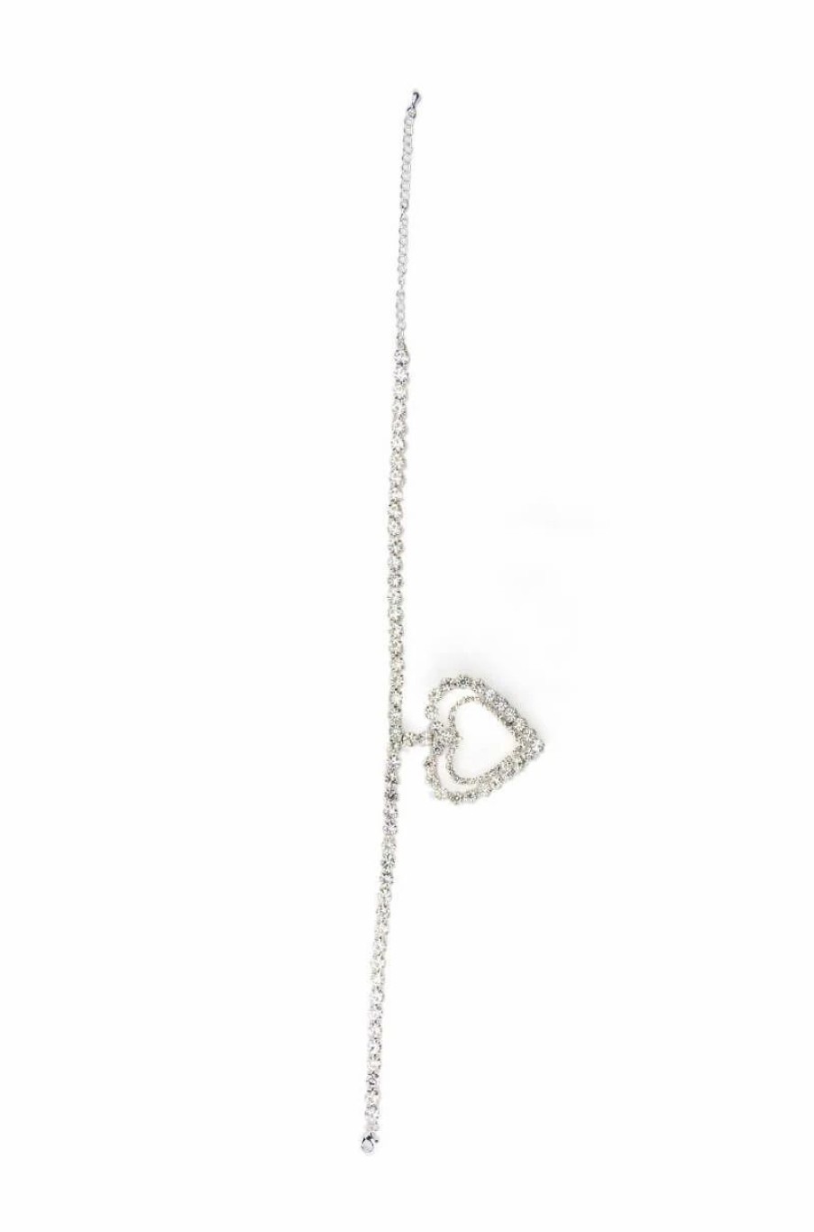 Jewelry * | Heart Of The Matter Statement Choker Silver