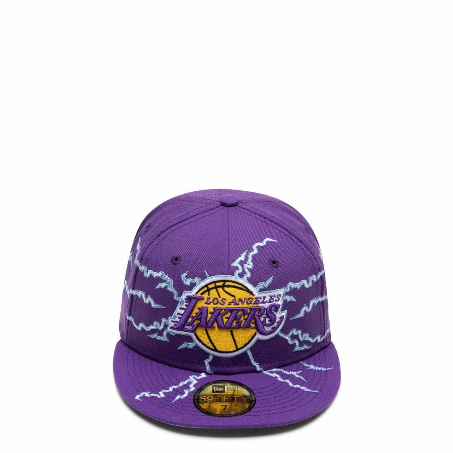 Headwear * | New Era 59Fifty Los Angeles Lakers Electrify Fitted Cap Otcsky