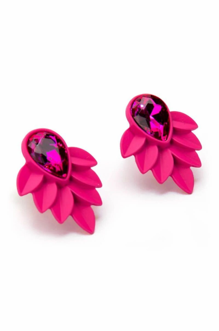 Jewelry * | Butterfly Doors Statement Studs Pink