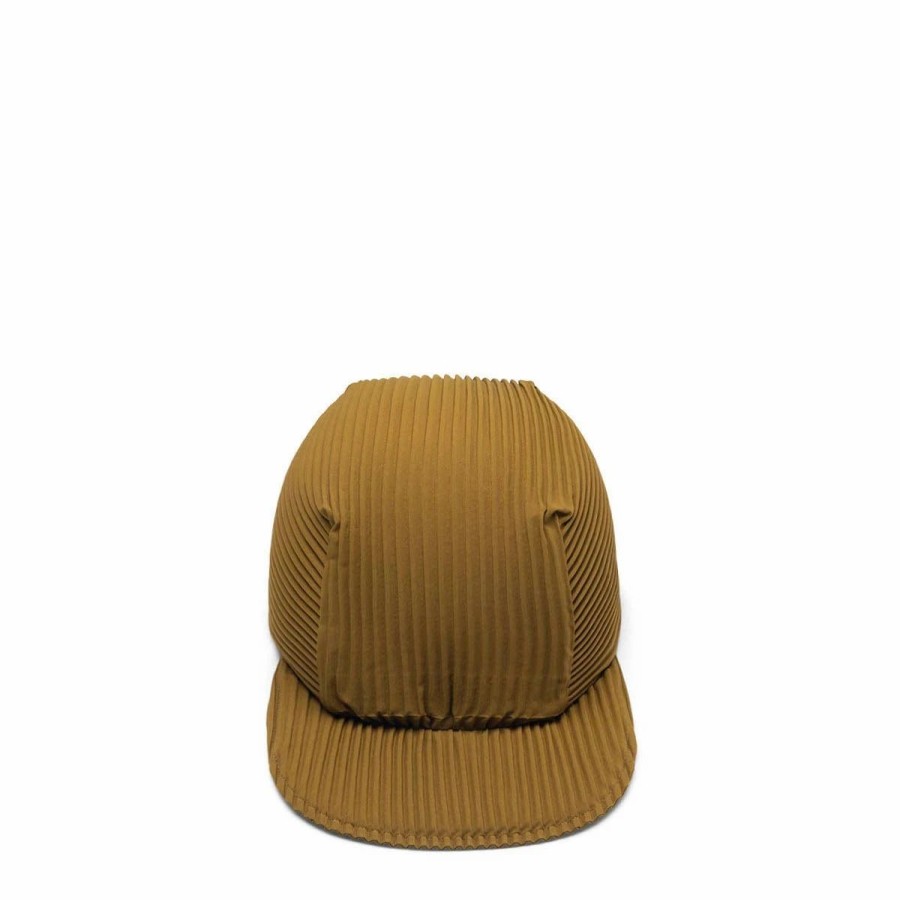 Headwear * | Homme Plisse Issey Miyake Pleats Cap Yellow