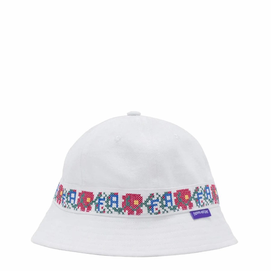 Headwear * | Fucking Awesome Tetris Bucket Hat White