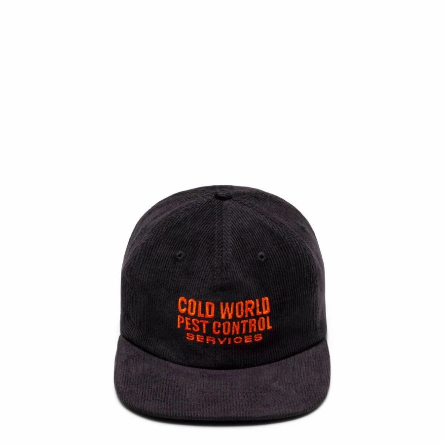 Headwear * | Cold World Frozen Goods Pest Control Corduroy Hat Black