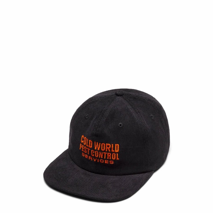 Headwear * | Cold World Frozen Goods Pest Control Corduroy Hat Black