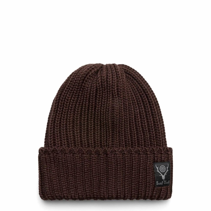 Headwear * | South2 West8 Watch Cap Brown