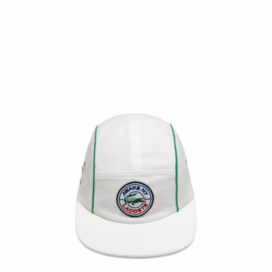 Headwear * | Awake Ny X Lacoste Cap White