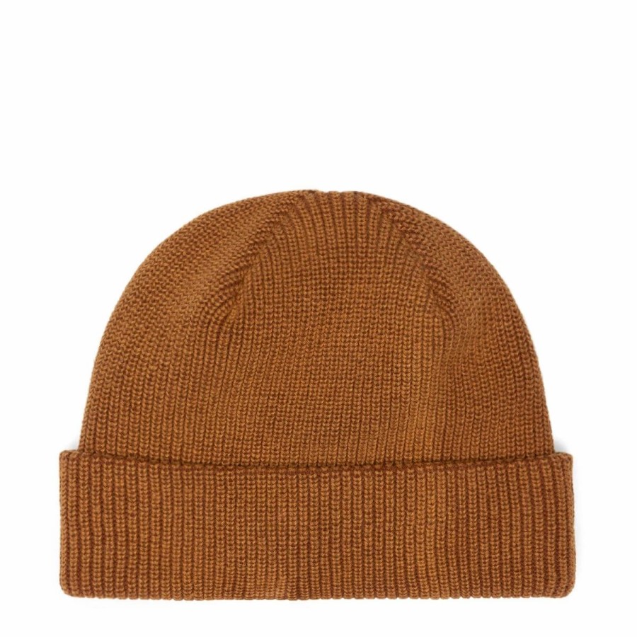 Headwear * | Pleasures Impact Logo Beanie Tan