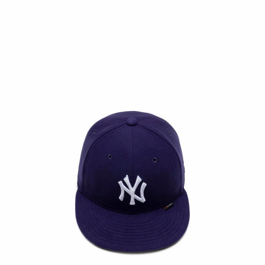 Headwear * | New Era 59Fifty New York Yankees Polartec Fitted Cap Navy