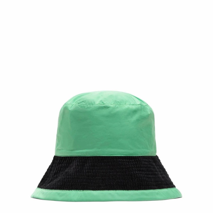 Headwear * | Bode Waled Bucket Hat Green Black