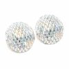 Jewelry * | Discotheque Statement Rhinestone Studs Silver Ab