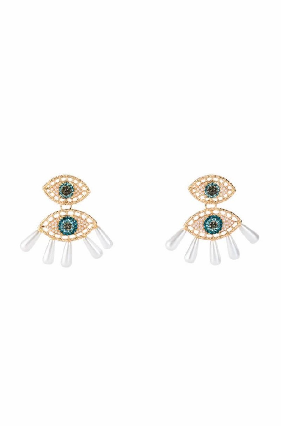 Jewelry * | Always Watching Embellished Earrings Multi