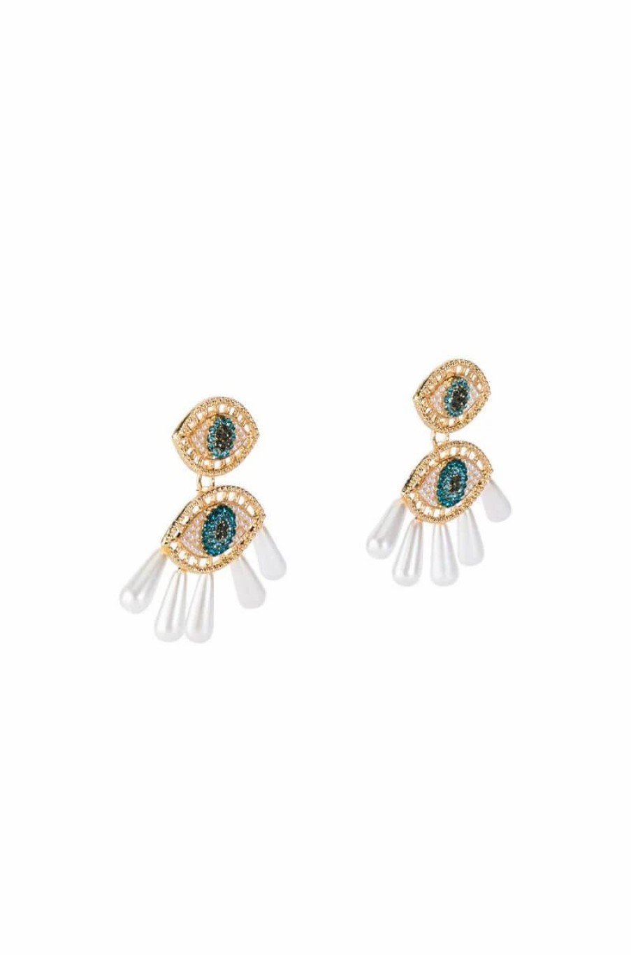 Jewelry * | Always Watching Embellished Earrings Multi