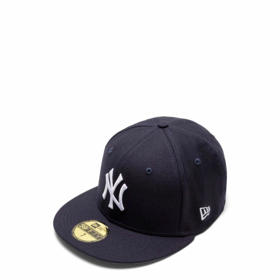 Headwear * | New Era 59Fifty New York Yankees (1998) Logo History Fitted Cap Navy