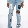 Denim * | Collegiate Out Of Your League High Rise Straight Leg Jean Medium Blue Denim