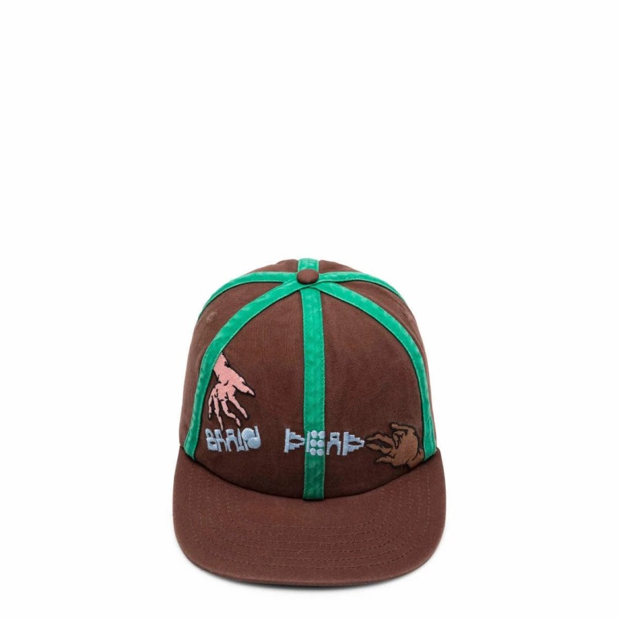 Headwear * | Brain Dead Connection 6 Panel Twill Cap Brown