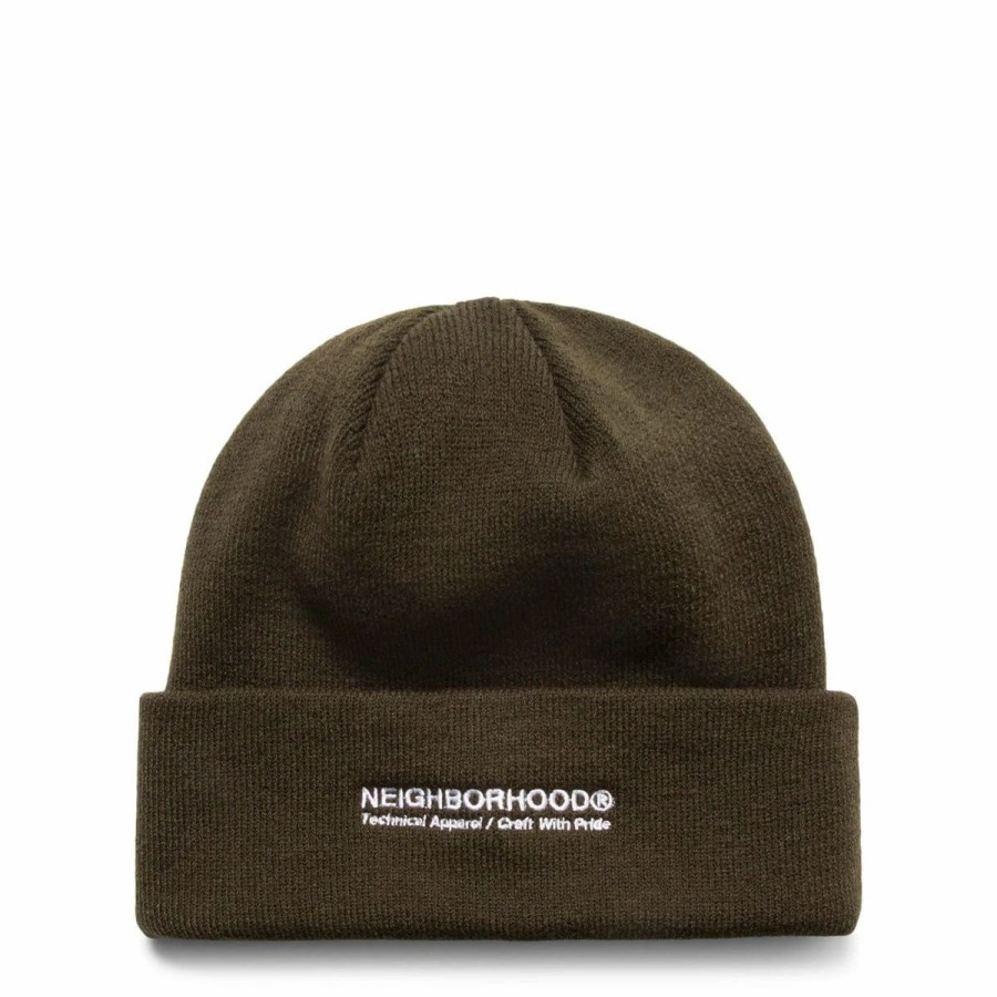 Headwear * | Neighborhood Beanie Cap Olive Drab