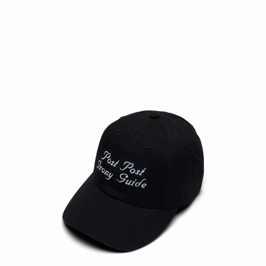 Headwear * | Allcapstudio Post Post Irony Hat Black