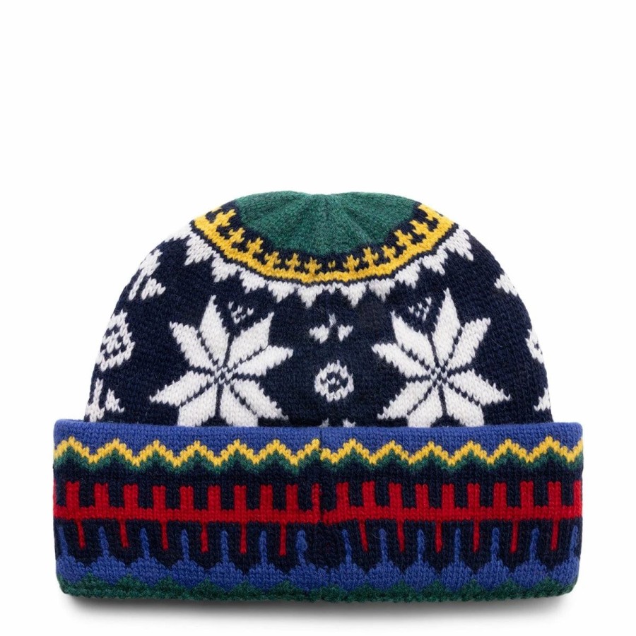 Headwear * | Polo Ralph Lauren Holiday Jacquard Bear Beanie 961 Fairisle