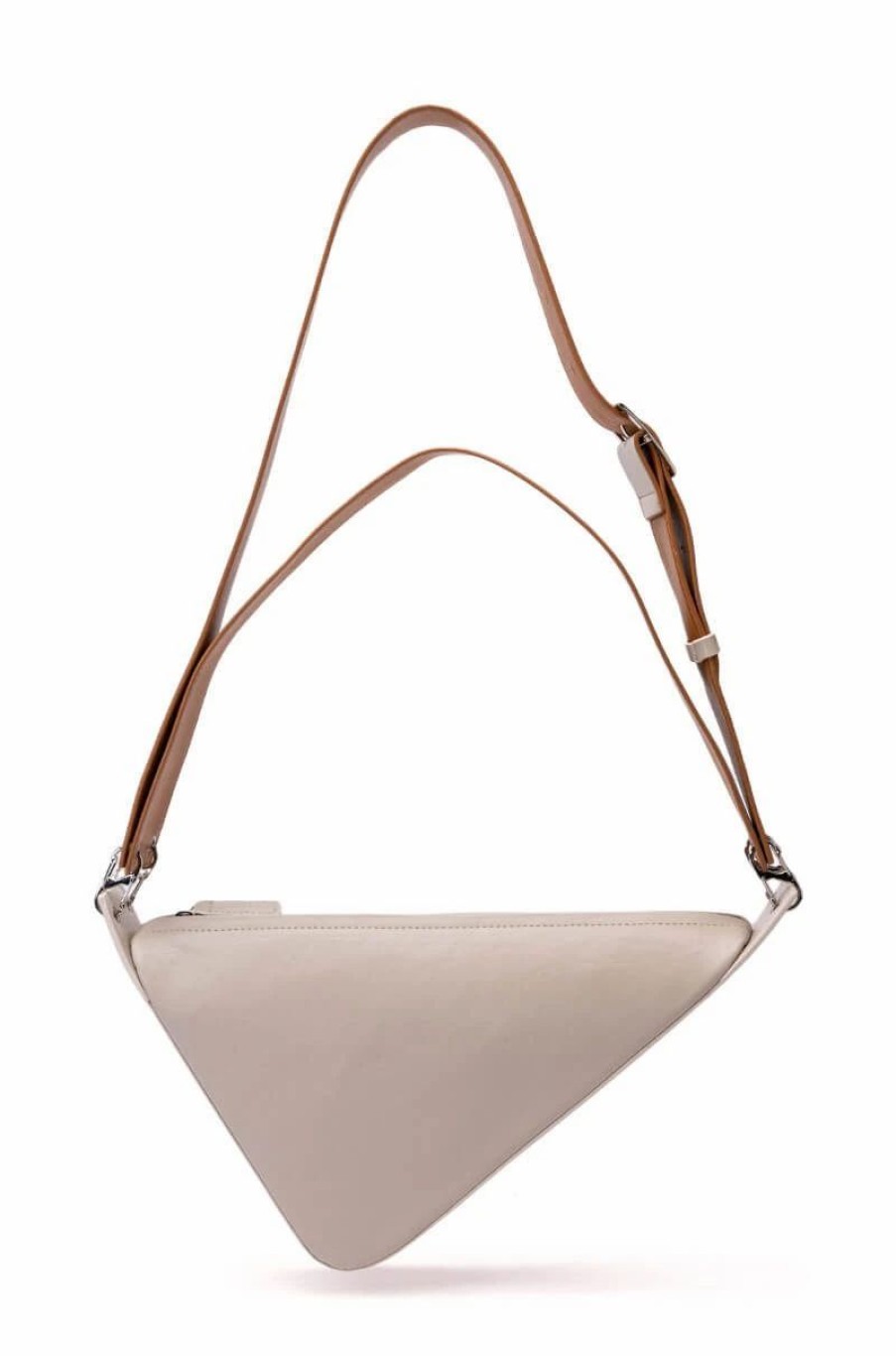 Handbags, Clutches & Wallets * | Status Quo Two Tone Shoulder Bag Beige