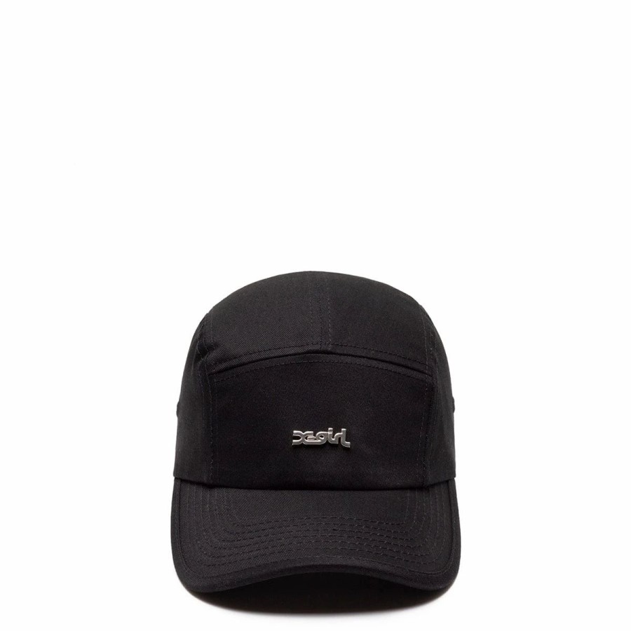 Headwear * | X-Girl Mills Logo Jet Cap Black