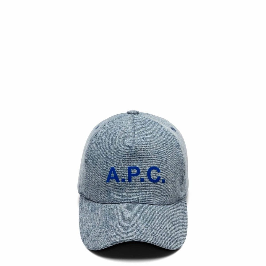 Headwear * | A.P.C. Eden Baseball Cap Bleached Out