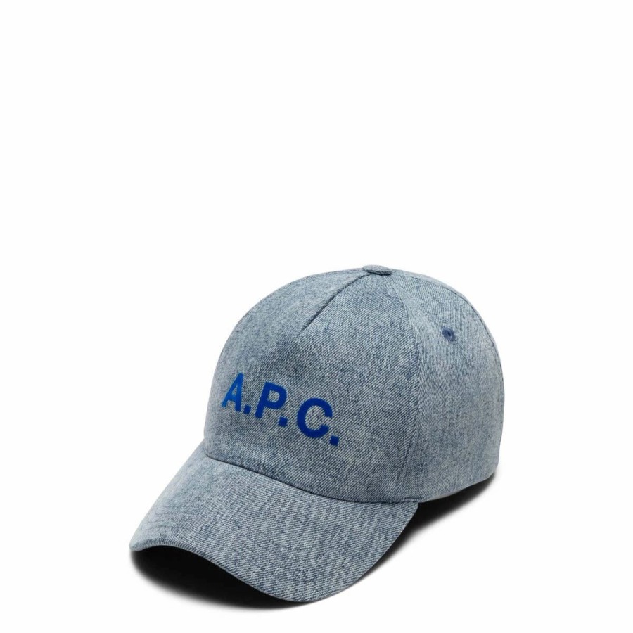 Headwear * | A.P.C. Eden Baseball Cap Bleached Out